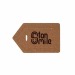 Eco Luggage Tag Cork, porte-étiquette à bagage publicitaire