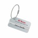 Luggage Tag Aluminium Silver regalo d'azienda