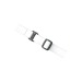 Bandeau 2,5cm pour lampes frontales 3W 'Sirius', blanc, cadeau Baladeo et objet Baladeo publicitaire