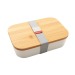 Miniature du produit Bento personnalisable 1 compartiment avec couvercle en bambou 0