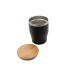 Mug isotherme 'Nagano' avec couvercle en bambou V2 L, Mug de voyage isolant pubblicitario