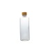 Miniatura del producto Botella de vidrio borosilicato de 1l con tapa de neopreno 2