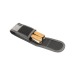 Etui de ceinture en nylon pour pince 'Slim', gris chiné cadeau d’entreprise