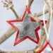 Set de noel (sapin et étoile), décoration de sapin de Noël publicitaire