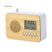 Product thumbnail Multifunction radio with bamboo finish 4