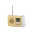 Radio multifonctions finition bambou cadeau d’entreprise