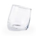 Verre avec design incliné, verre publicitaire