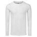 T-Shirt Adulte Blanc - Iconic Long Sleeve T, Textile Fruit of the Loom publicitaire