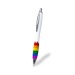 Stylo  arc en ciel, arc-en-ciel publicitaire