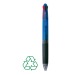 Stylo 4 couleurs recyclé Feed GP4, stylo Pilot publicitaire