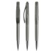 Prodir DS2PTC Transparent with Chrome Metal Nose-Cone regalo d'azienda