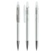 Prodir DS5 TTC Transparent with Chrome Metal Nose-Cone, stylo Prodir publicitaire