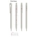 Prodir DS1TTC Transparent with Chrome Metal Nose-Cone, stylo Prodir publicitaire