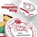 Calendrier de l'Avent magnétique avec des Napolitains de Choco Company, Coffret, boîte ou ballotin de chocolats publicitaire