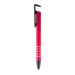 Stylo bille, stylet tactile, support de téléphone - Erran, Porte-téléphone portable et support, socle, base pour smartphone publicitaire