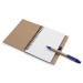 Carnet A6 avec stylo bille - Fab Europe, carnet recyclé publicitaire