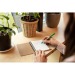 Carnet A6 avec stylo bille - Fab Europe, carnet recyclé publicitaire