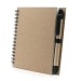 Carnet A6 avec stylo bille - Fab Europe, carnet recyclé publicitaire