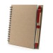 Carnet A6 avec stylo bille - Fab Europe, carnet recyclé publicitaire