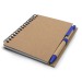 Carnet A6 avec stylo bille - Fab Europe, carnet recyclé publicitaire