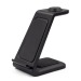 Chargeur sans fil 15W, 3 en 1, support de téléphone - Todd, Porte-téléphone portable et support, socle, base pour smartphone publicitaire