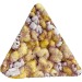 Triangles croustillants bio en sachet promo maïs et riz noir cadeau d’entreprise