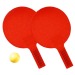 Kit de tennis avec balle en mousse, raquettes de plage ou beach tennis publicitaire