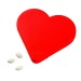 Distributeur de pastilles de menthe Coeur, coeur  publicitaire