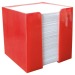 Bloc de notas cúbico, bloc de notas y contenedor de papel publicidad