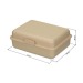 Boîte de conservation en bioplastique 17x12cm, Lunchbox durable publicitaire