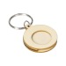 Porte-clés en copeaux de bois Cercle regalo d'azienda