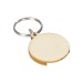 Porte-clés en copeaux de bois Rond regalo d'azienda