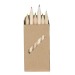 Ensemble de crayons de couleur Nature 6, courts, Crayon de couleur reclame