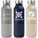 2-en-1 Bouteille en acier inoxydable recyclé à double paroi de 590ml et gobelet de 325ml cadeau d’entreprise