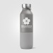 2-en-1 Bouteille en acier inoxydable recyclé à double paroi de 590ml et gobelet de 325ml cadeau d’entreprise