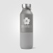 2-en-1 Bouteille en acier inoxydable recyclé à double paroi de 590ml et gobelet de 325ml, Nouveauté publicitaire