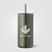 Gobelet Borealis en acier inoxydable recyclé avec paille - 475 ml Colour Jet cadeau d’entreprise