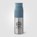 Bouteille Borealis à couvercle à torsion en acier inoxydable recyclé - 650 ml Colour Jet, Nouveauté publicitaire