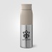 Bouteille Borealis à couvercle à torsion en acier inoxydable recyclé - 650 ml Colour Jet cadeau d’entreprise