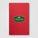 Carnet Rime, papier FSC, couverture souple, pages lignées - A5 Sérigraphie cadeau d’entreprise
