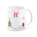 Tasse de Noël traîneau, décoration et objet de Noël publicitaire Tasse de Noël traîneau, décoration et objet de Noël publicitaire