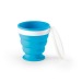 verre de voyage pliable 250 ml, verre pliable téléscopique publicitaire