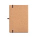 Carnet A5 en feuilles de bambou et de liège avec pages lignées - ORWELL cadeau d’entreprise