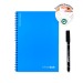 Infinitebook A5 couverture souple et 15 pages unies pour tableau blanc regalo d'azienda