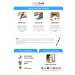 Infinitebook A5 couverture souple et 15 pages lignées pour tableau blanc cadeau d’entreprise