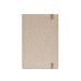 DICKINSON. Bloc-notes A5 en papier de canne à sucre 88 % avec pages lignées cadeau d’entreprise