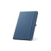 ANNE. Cahier A5 en 100% rPET avec pages lignées, cahier pubblicitario