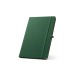 ANNE. Cahier A5 en 100% rPET avec pages lignées, cahier pubblicitario