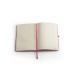 ANNE. Cahier A5 en 100% rPET avec pages lignées, cahier pubblicitario