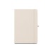 ANNE. Cahier A5 en 100% rPET avec pages lignées, cahier pubblicitario